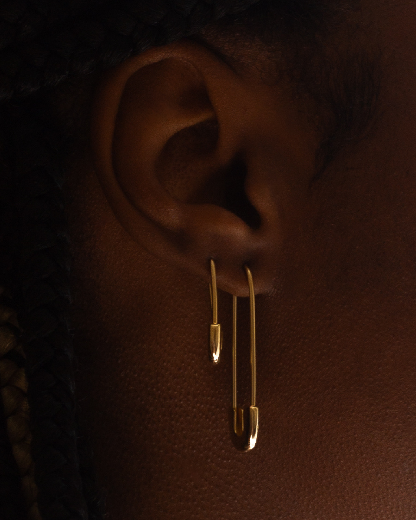 Mini Fix Me Earrings Gold