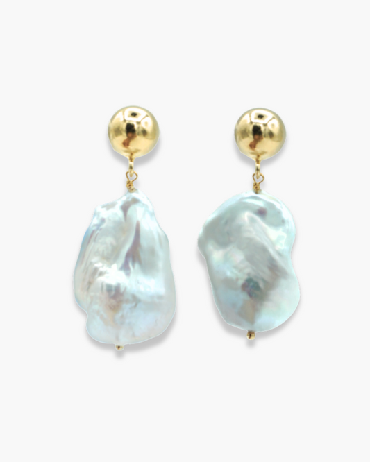 Marry Me Pearl Earrings Gold