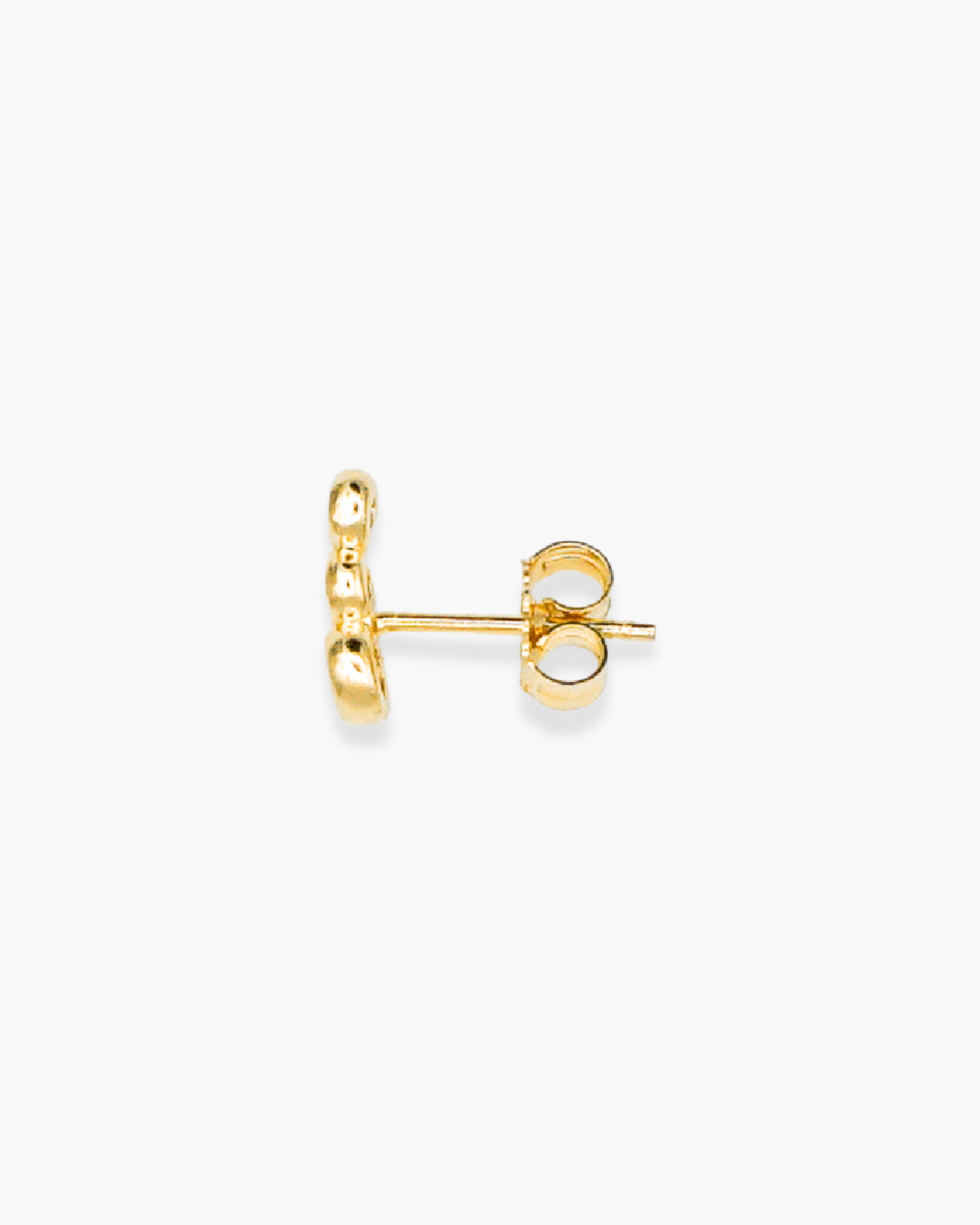 Single Lil 3some Stud Earring Gold
