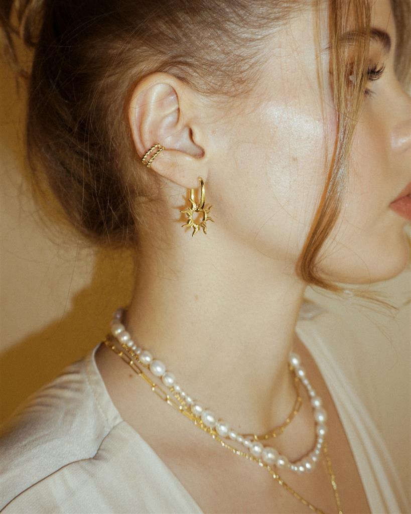 Sunday Sun Charm Gold