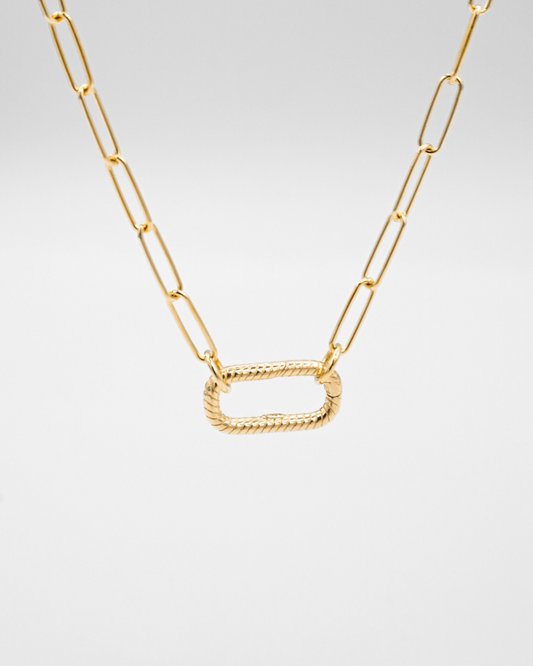 Endless Twsty Gate Necklace Gold