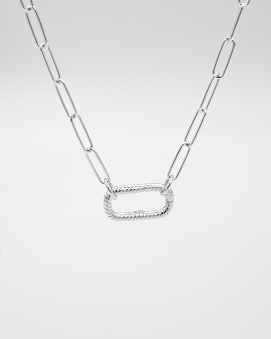 Endless Twsty Gate Necklace Silver