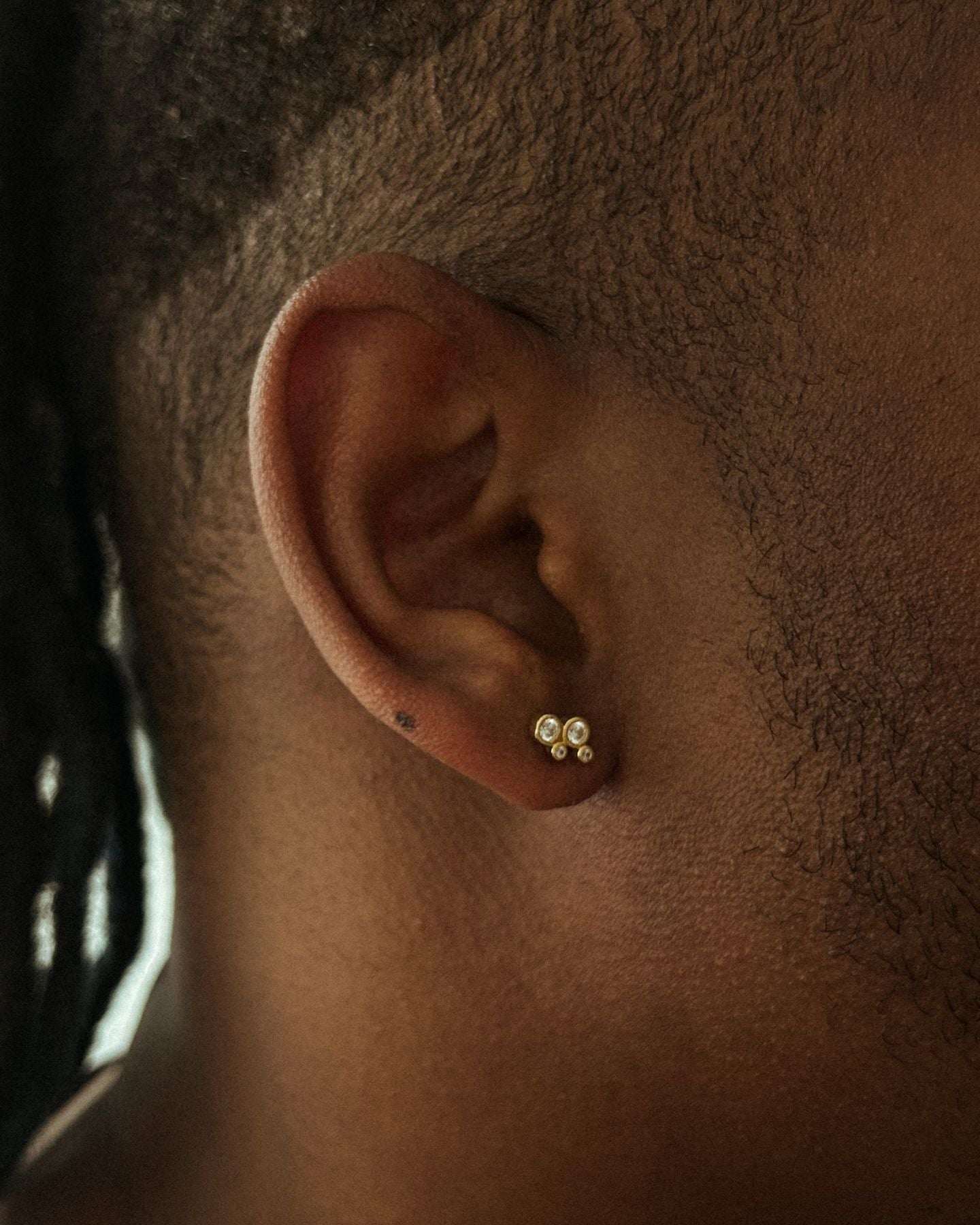 Single Lil Stardust Stud Gold