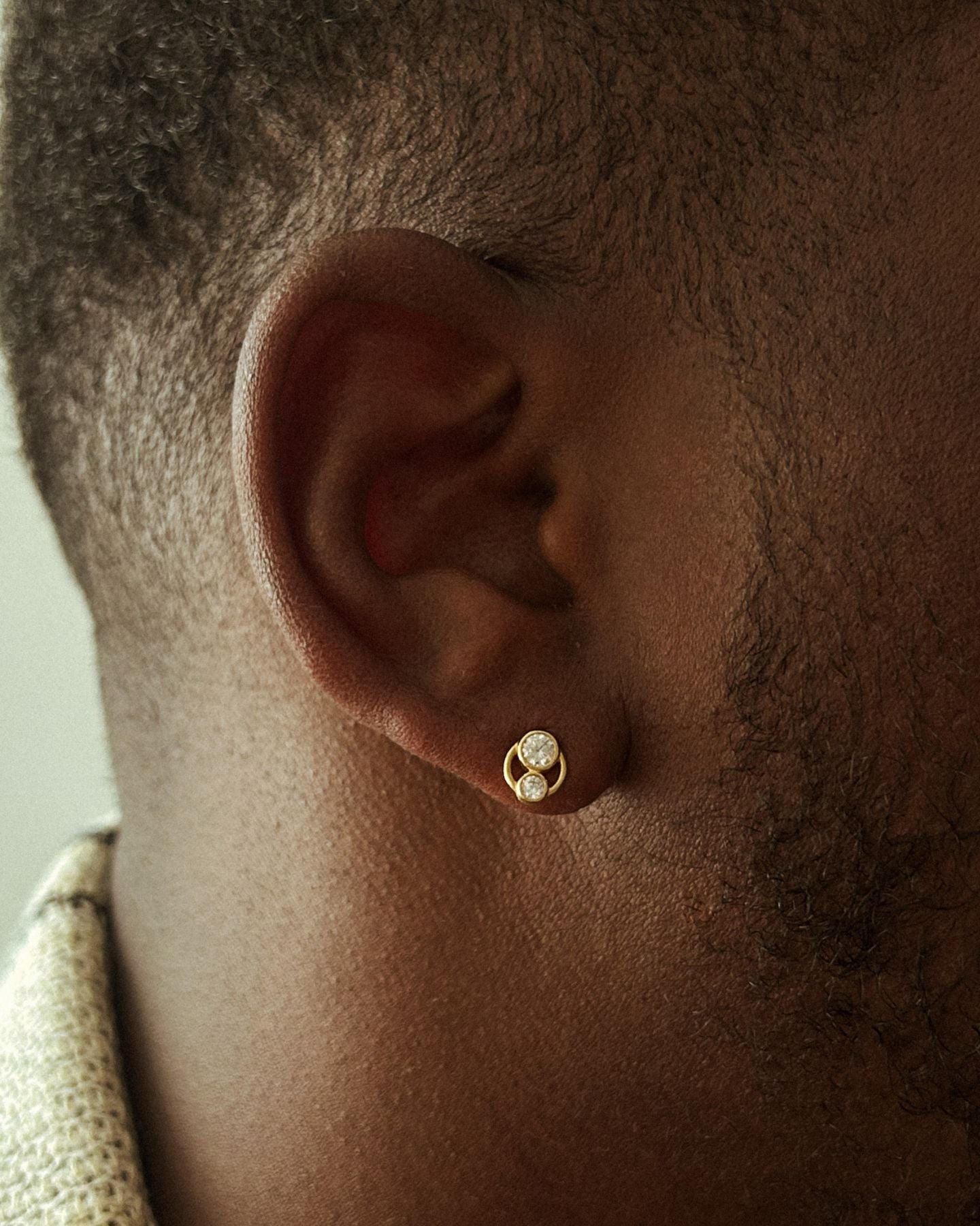 Single Lil Univers Stud Silver