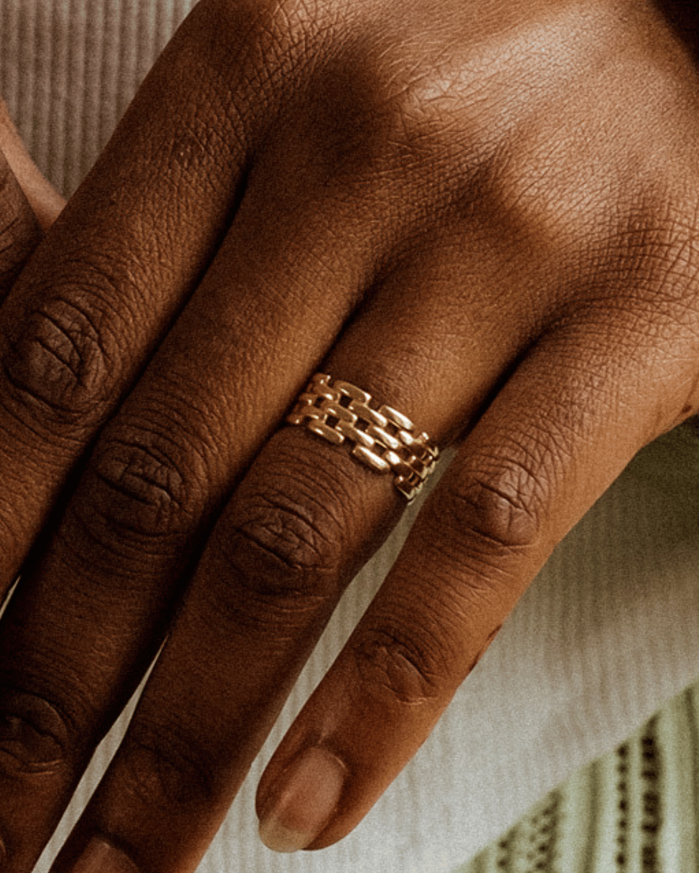 Linked Souls Ring Gold