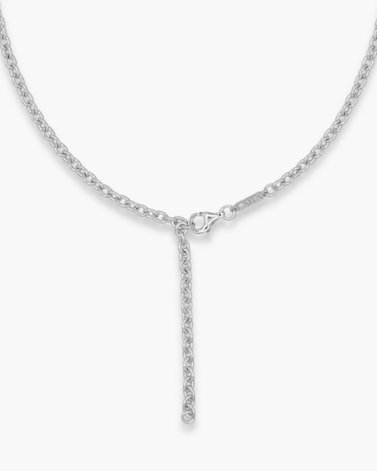 Slim Rope Chain Silver