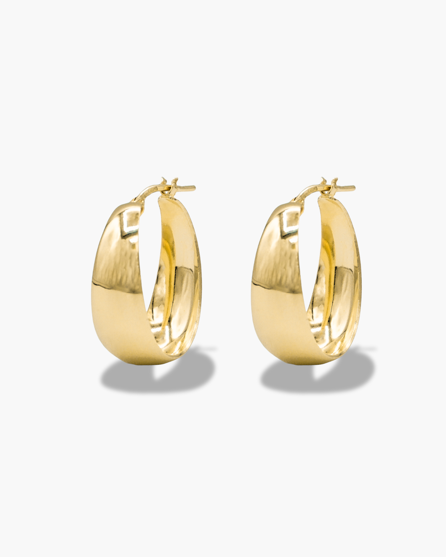 Trianglish Bold Hoops M Gold