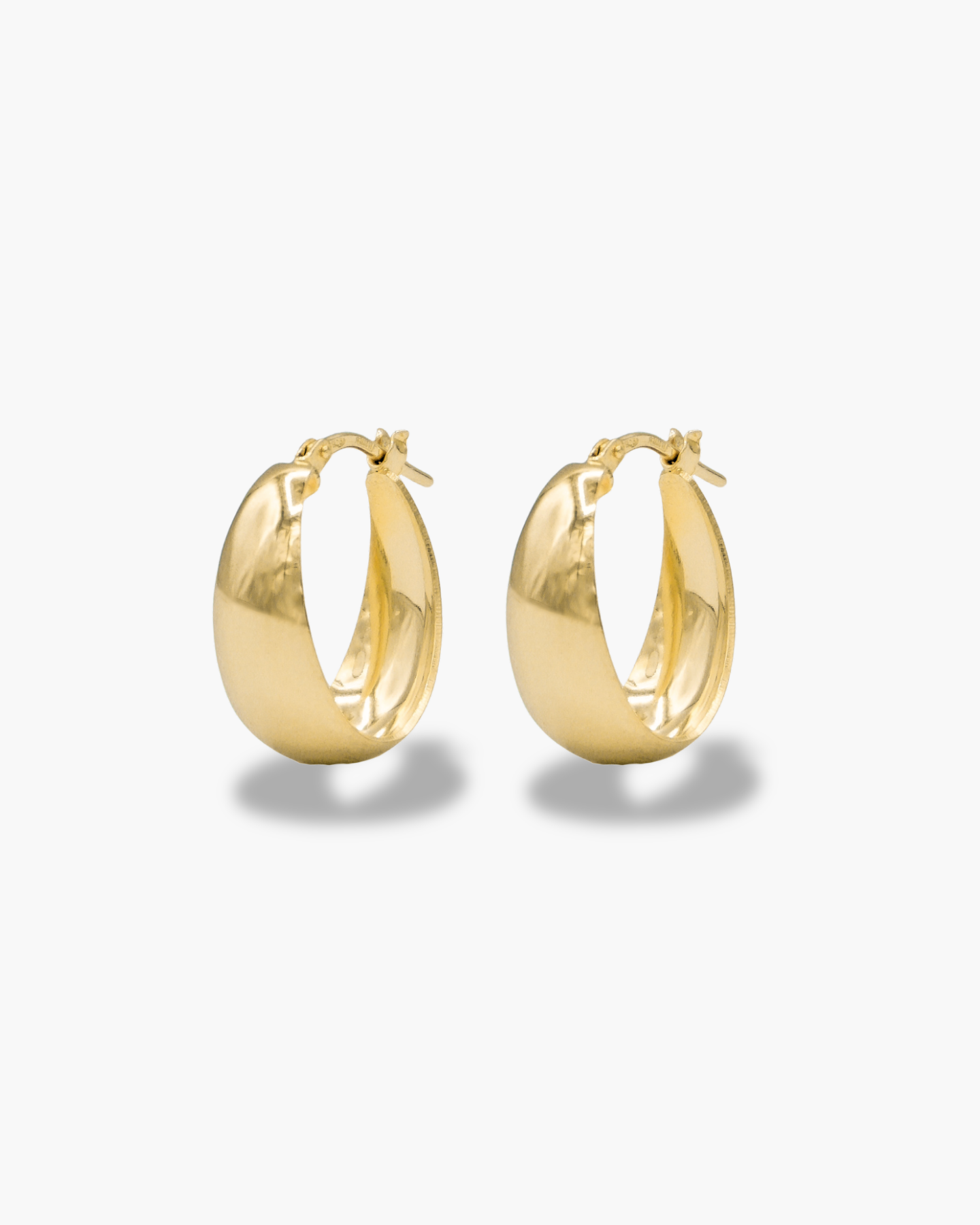 Trianglish Bold Hoops S Gold