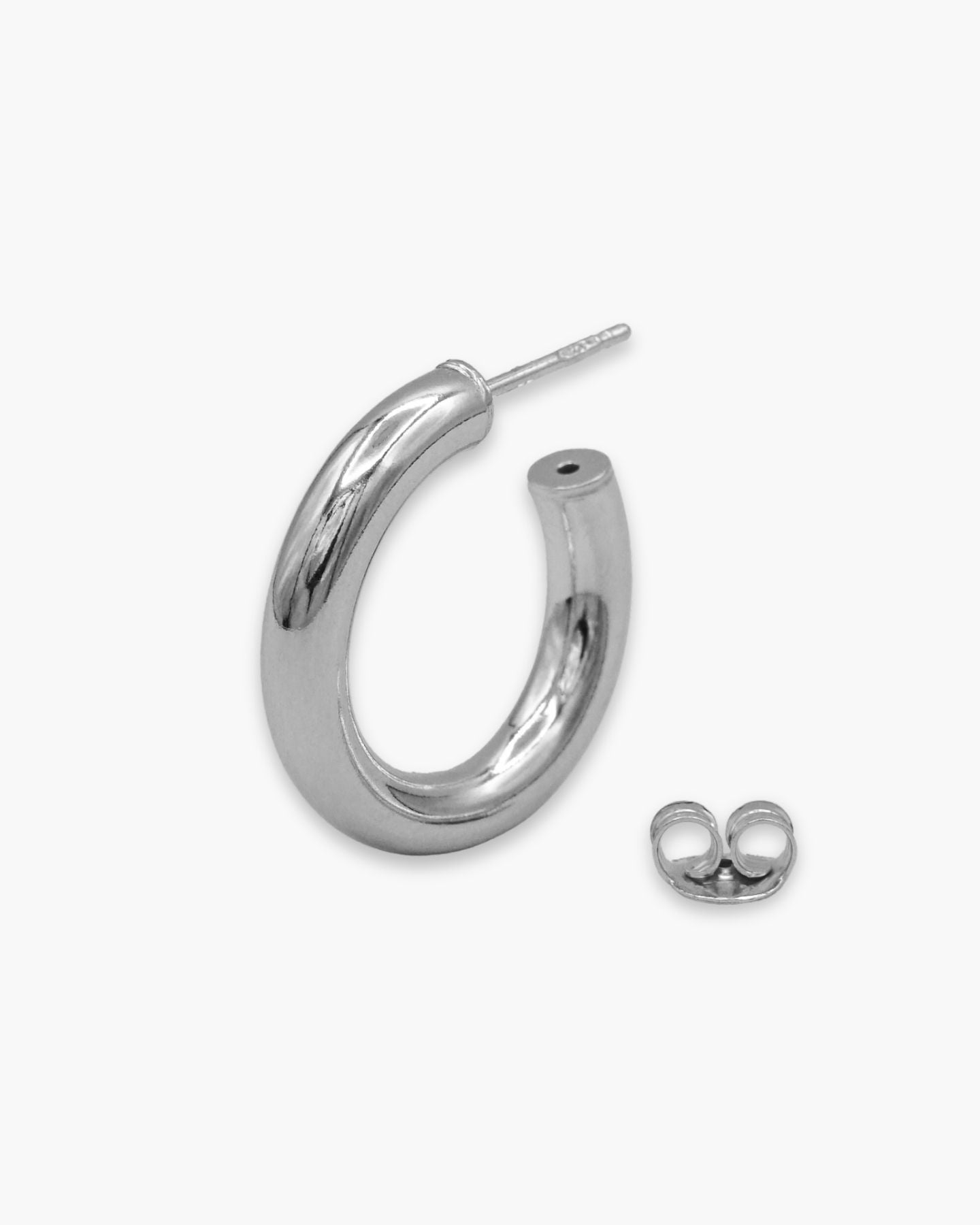 Bold'n'Basic Hoops Silver