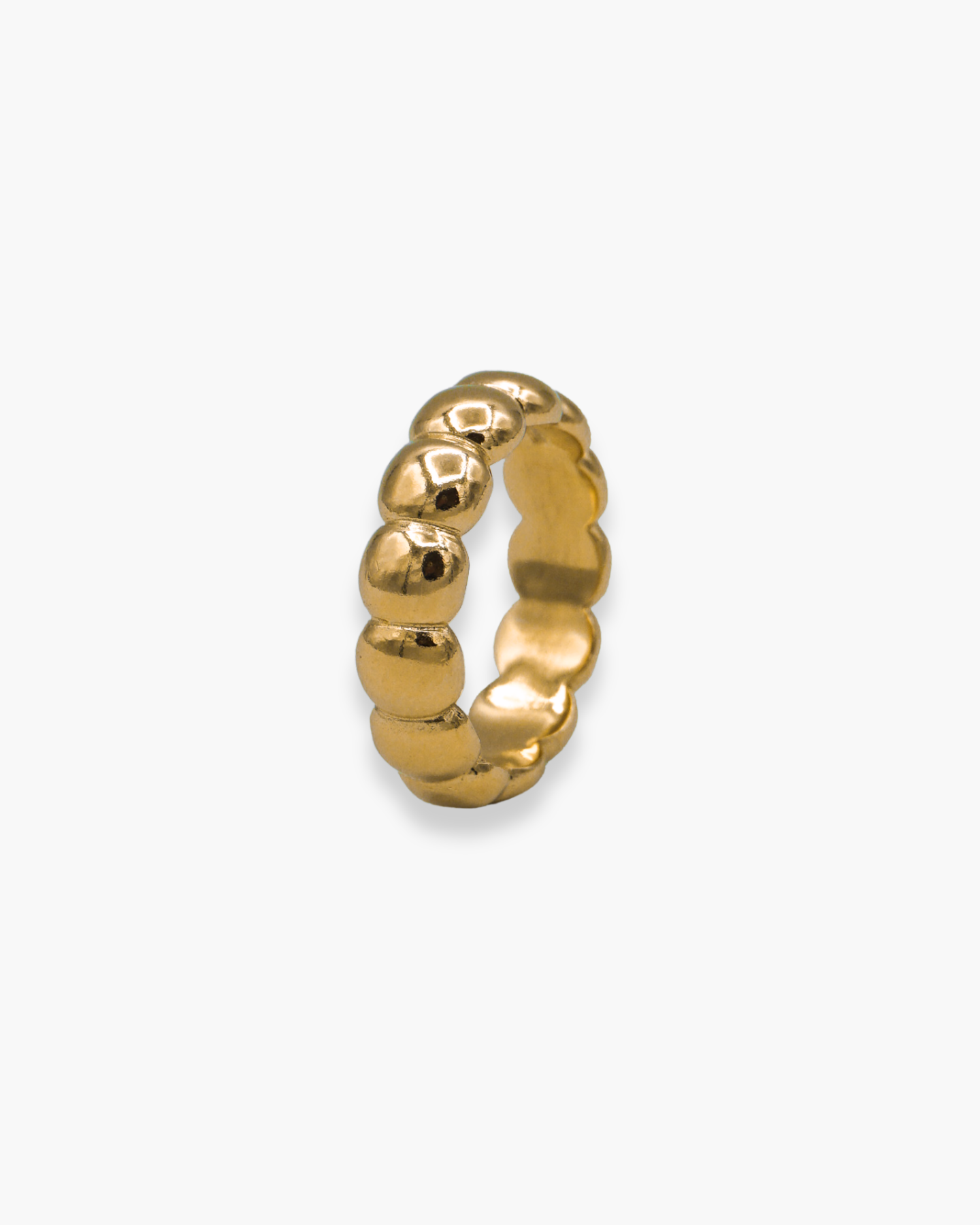 Bubbly Puffin' Ring Gold Vermeil