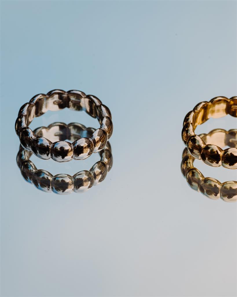 Bubbly Puffin' Ring Silver