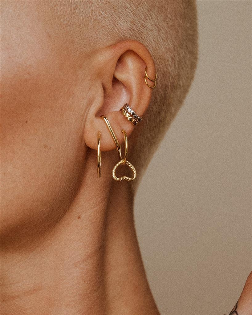 Love is Love Ear Cuff Silver