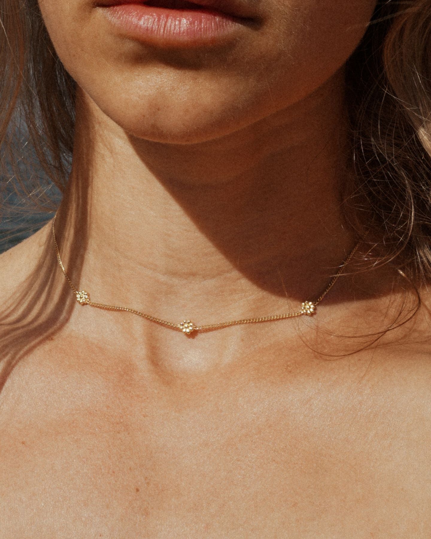 Cute A$$ Daisy Choker Silver