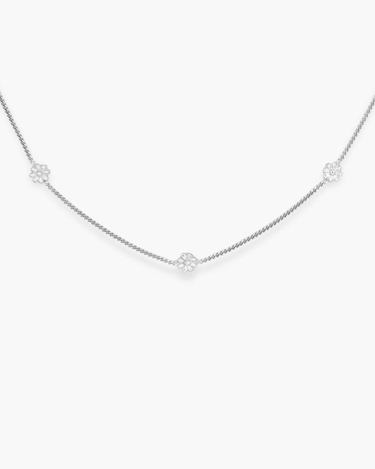 Cute A$$ Daisy Choker Silver