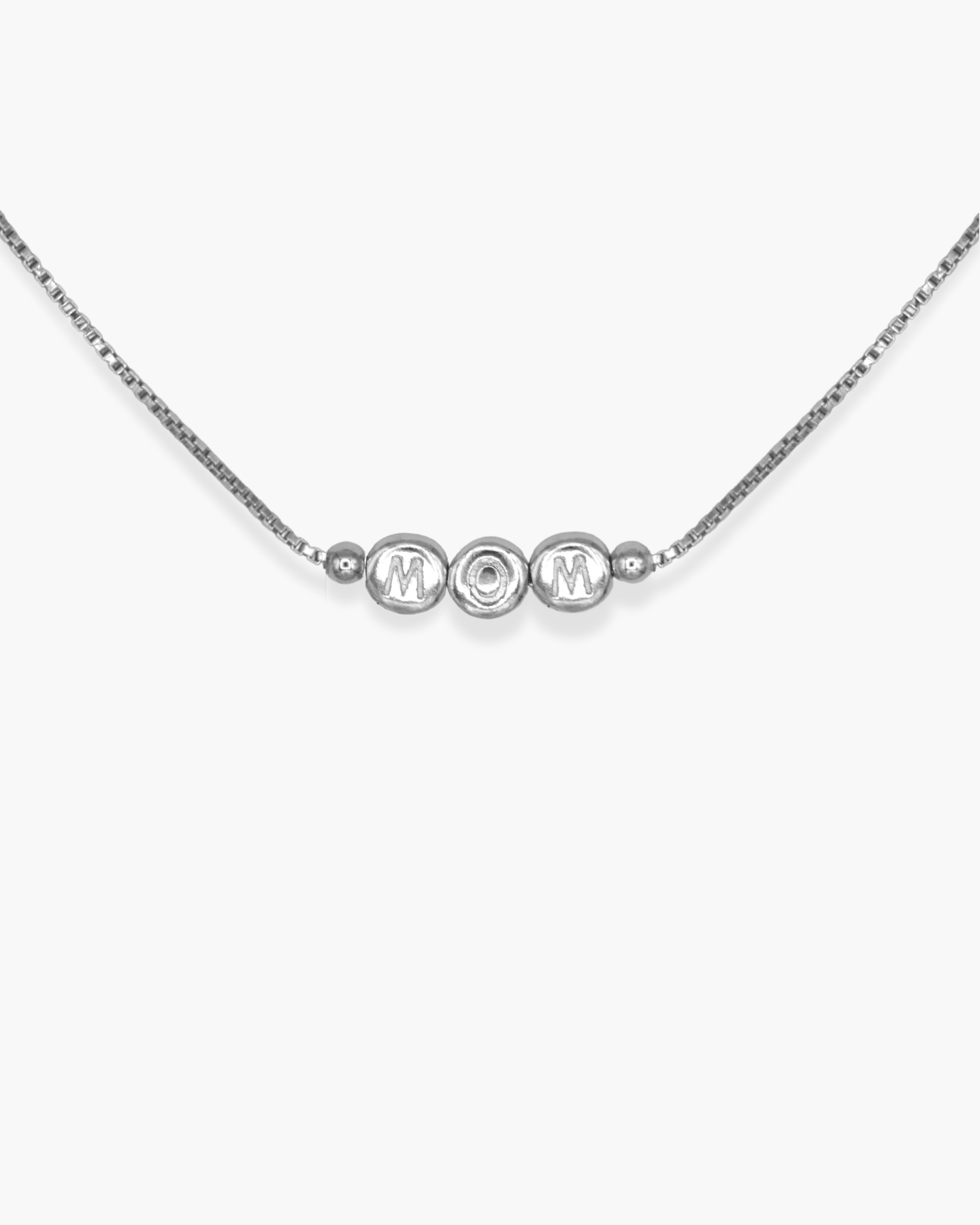 Damn Cute Mom Necklace Silver