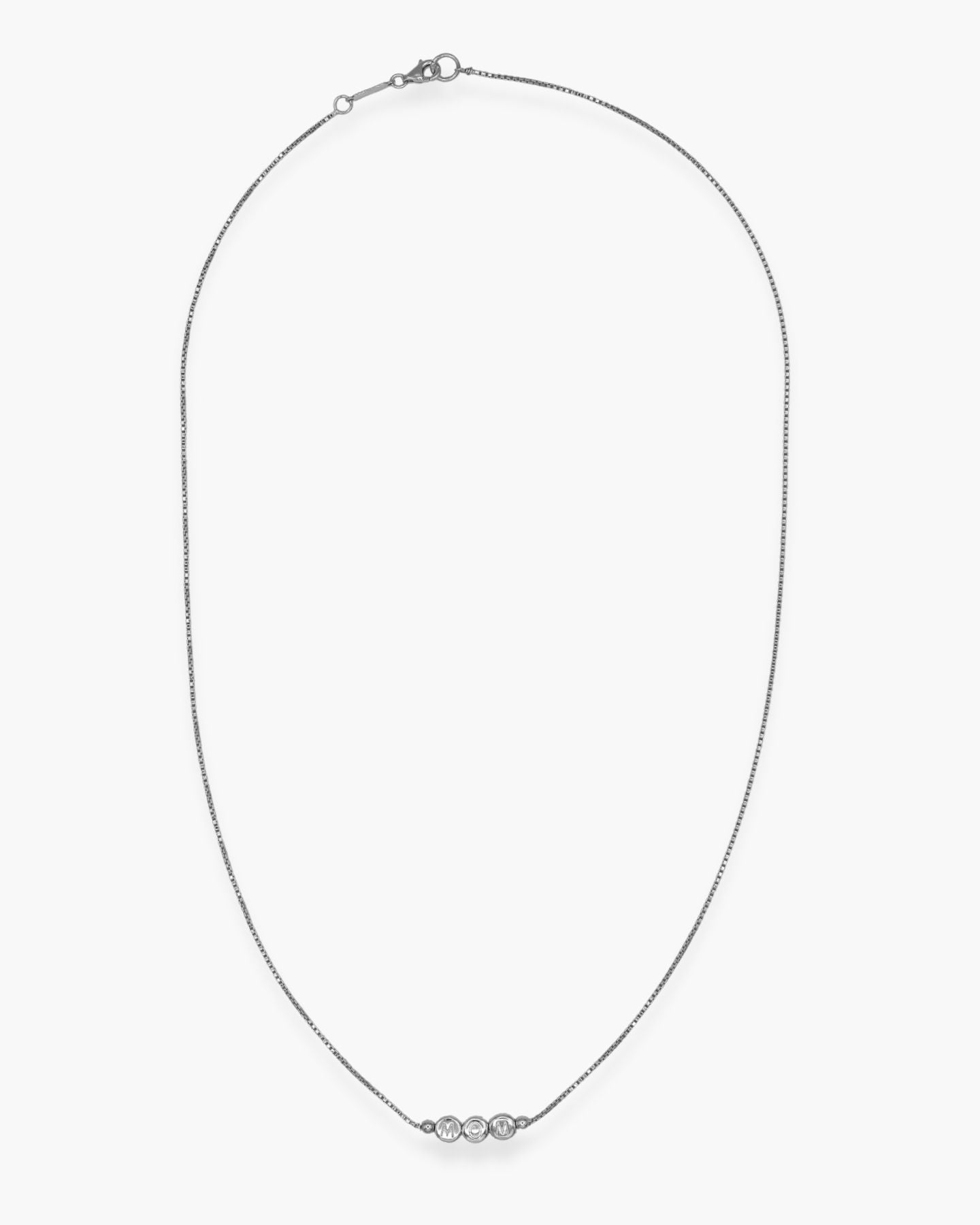 Damn Cute Mom Necklace Silver