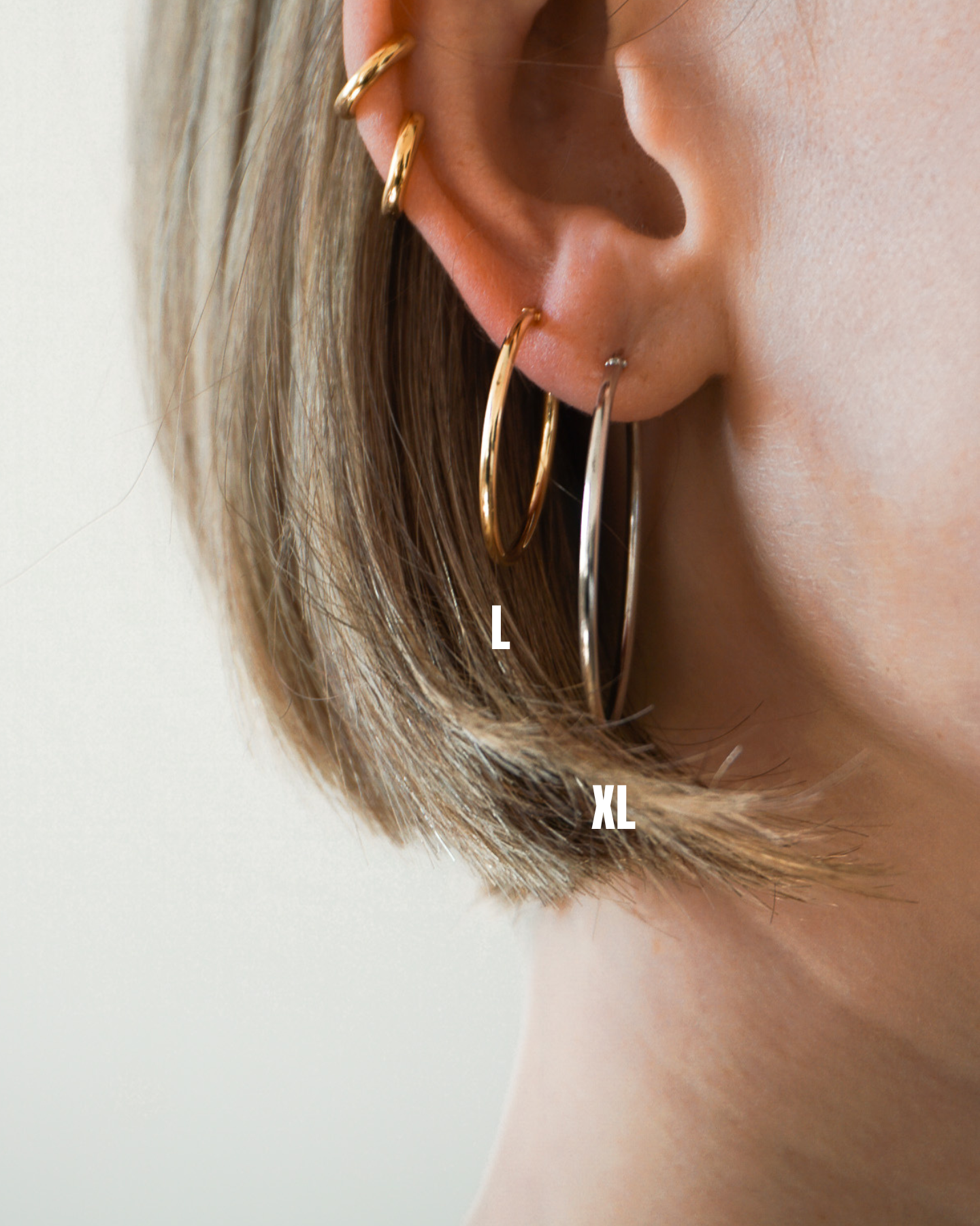 Evrydy Hoops XL Silver