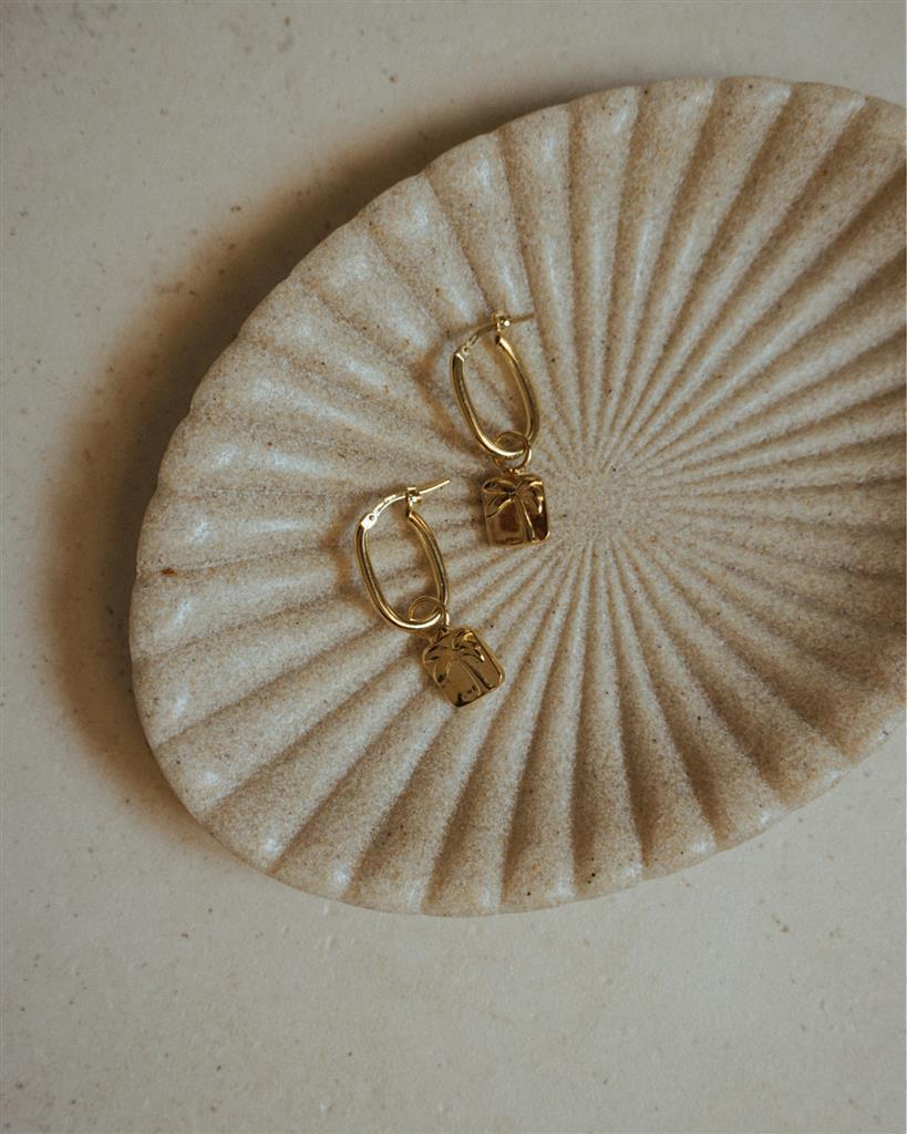 Florida Beach Creolen Charm Silver
