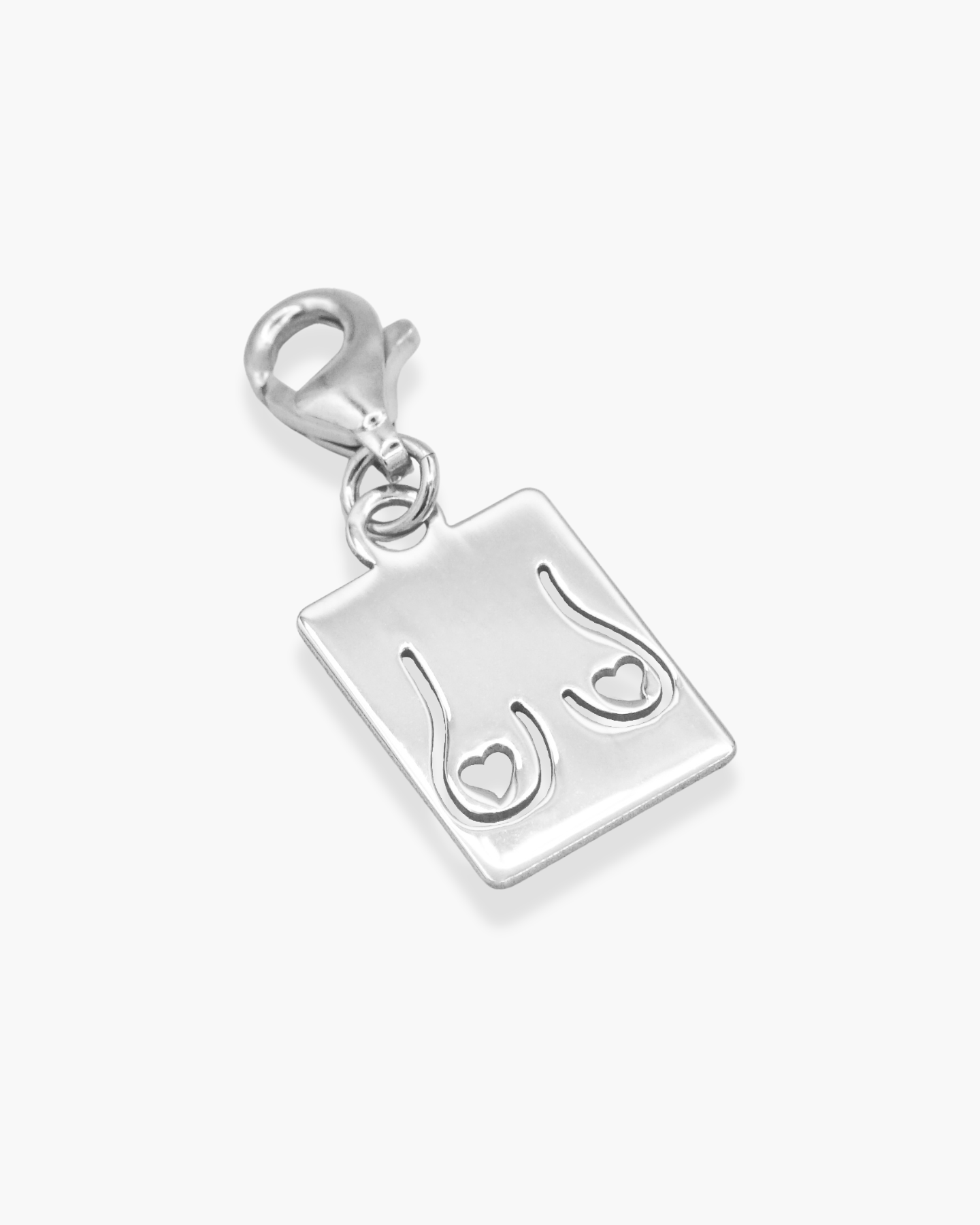 I Heart My T.I.T.S Necklace Charm Silver