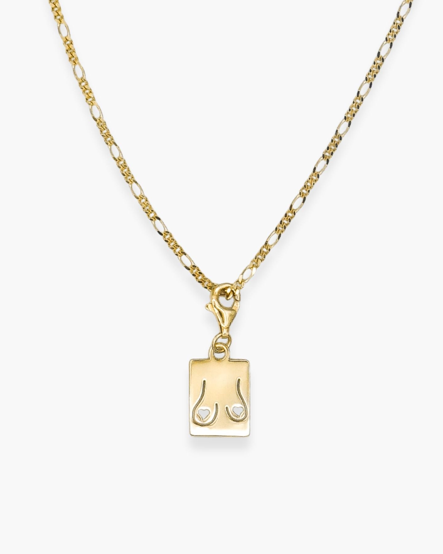 I Heart My T.I.T.S Necklace Charm Gold