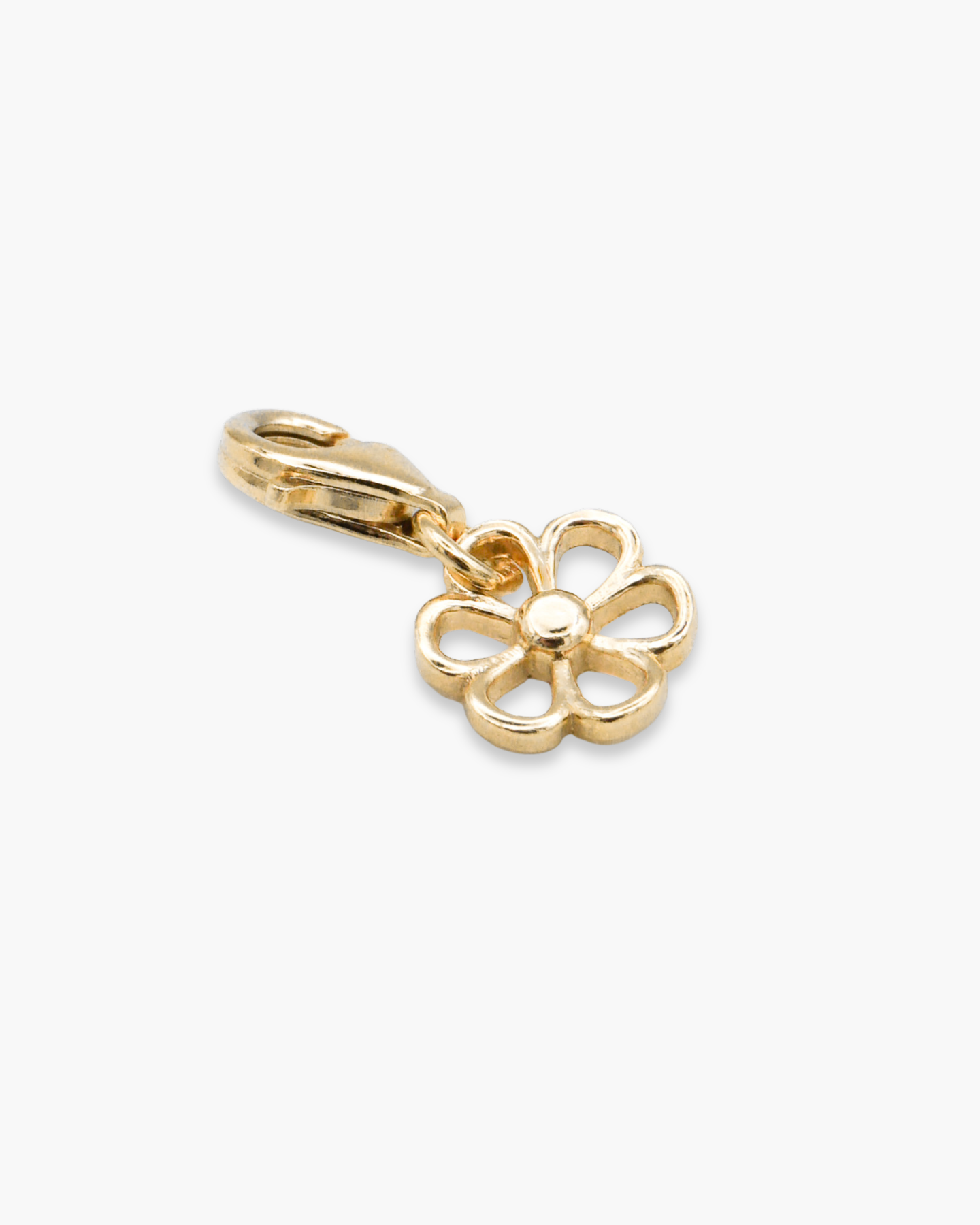 Pretty Blossom Necklace Charm Gold