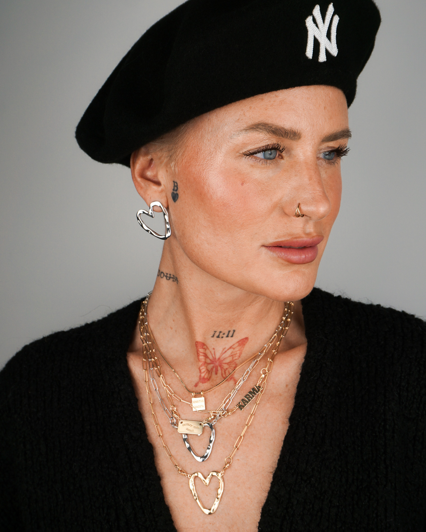 Love Never Dies Ear Studs Silver