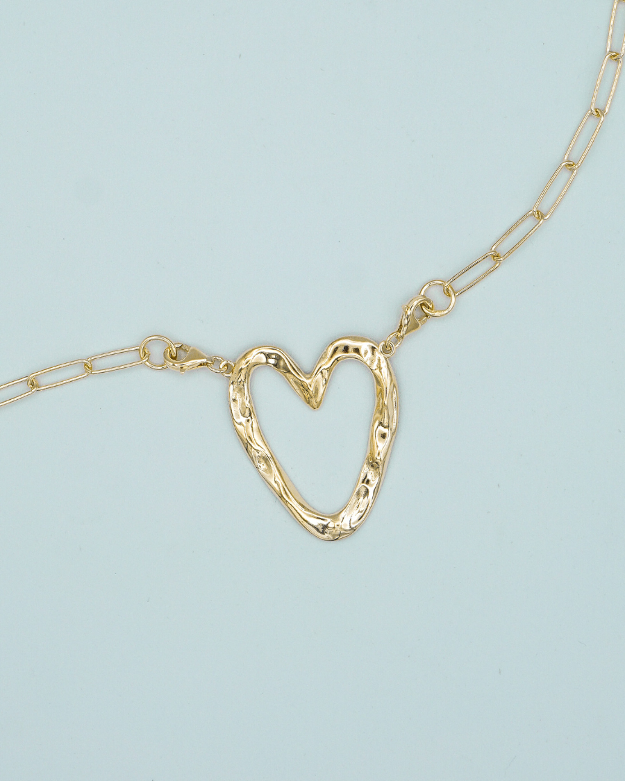Love Never Dies Necklace Closure Gold