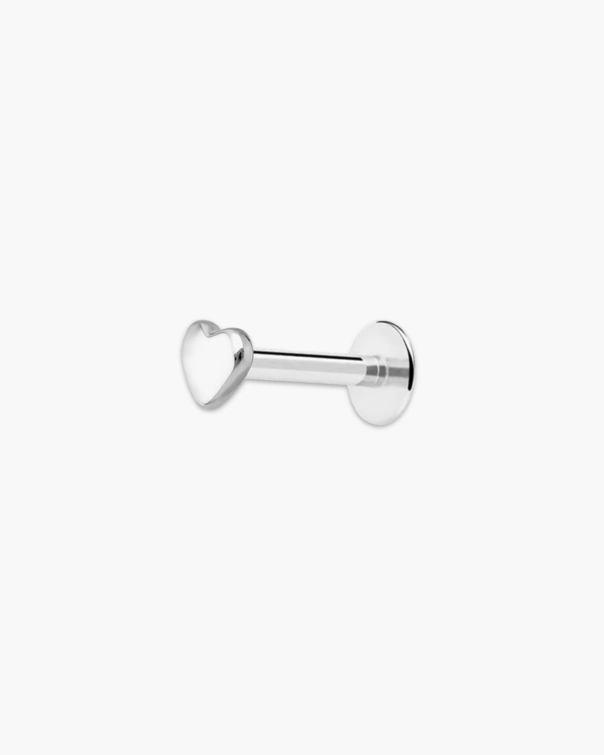 Mini Heart Piercing Silver