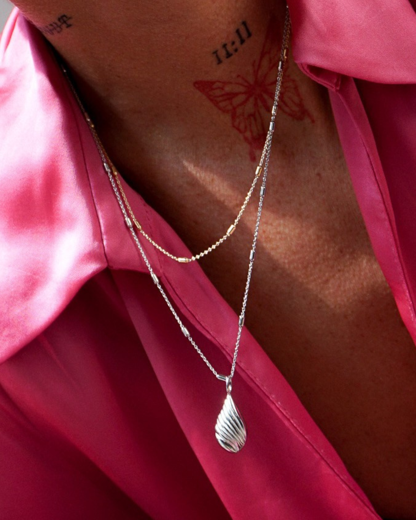 Granny Vintage Necklace Silver