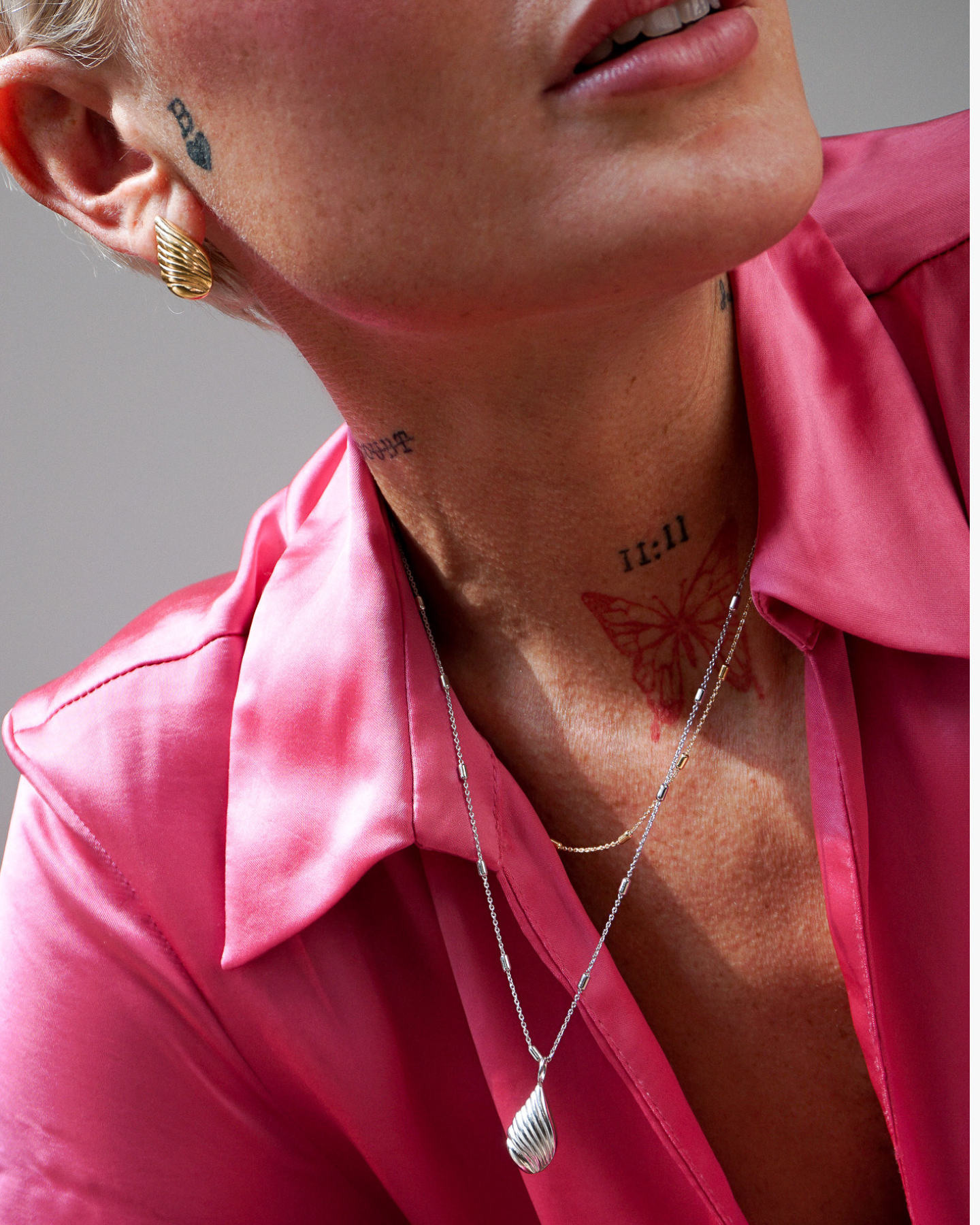 Granny Vintage Necklace Silver