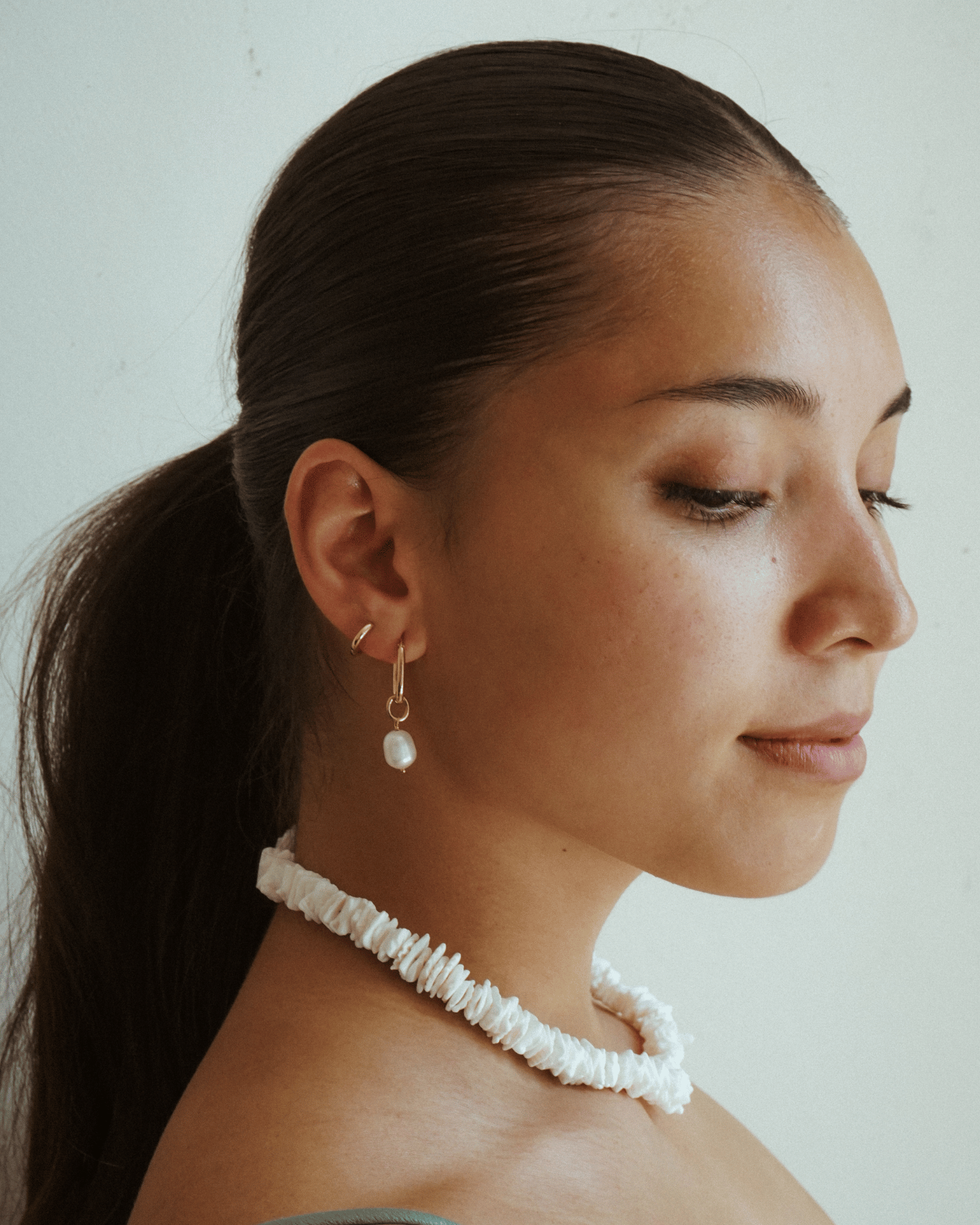 Ocean Brittle Necklace Silver