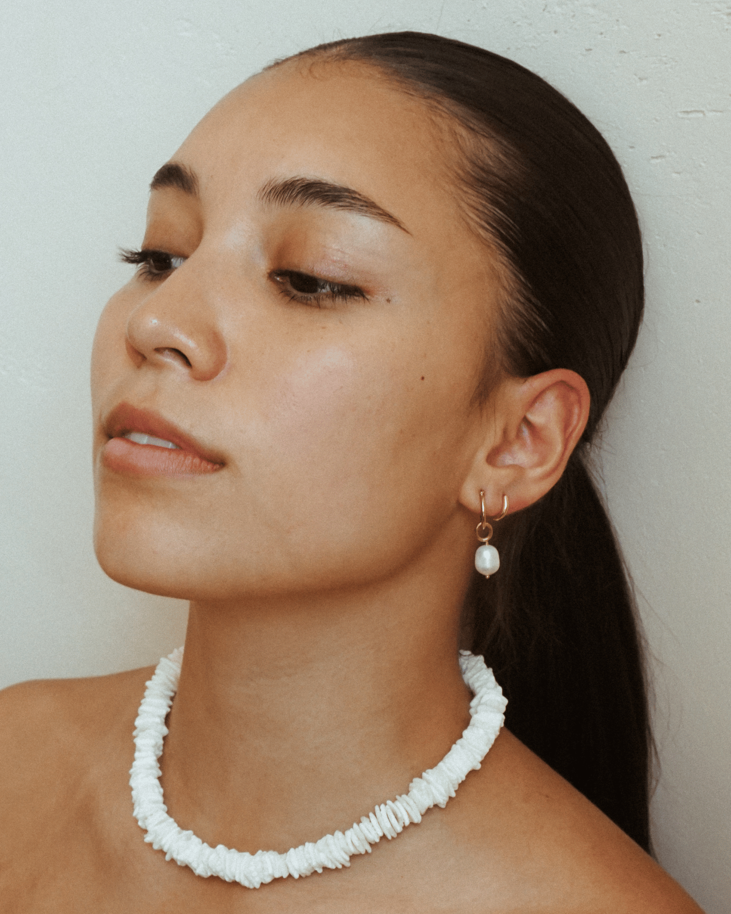 Ocean Brittle Necklace Silver