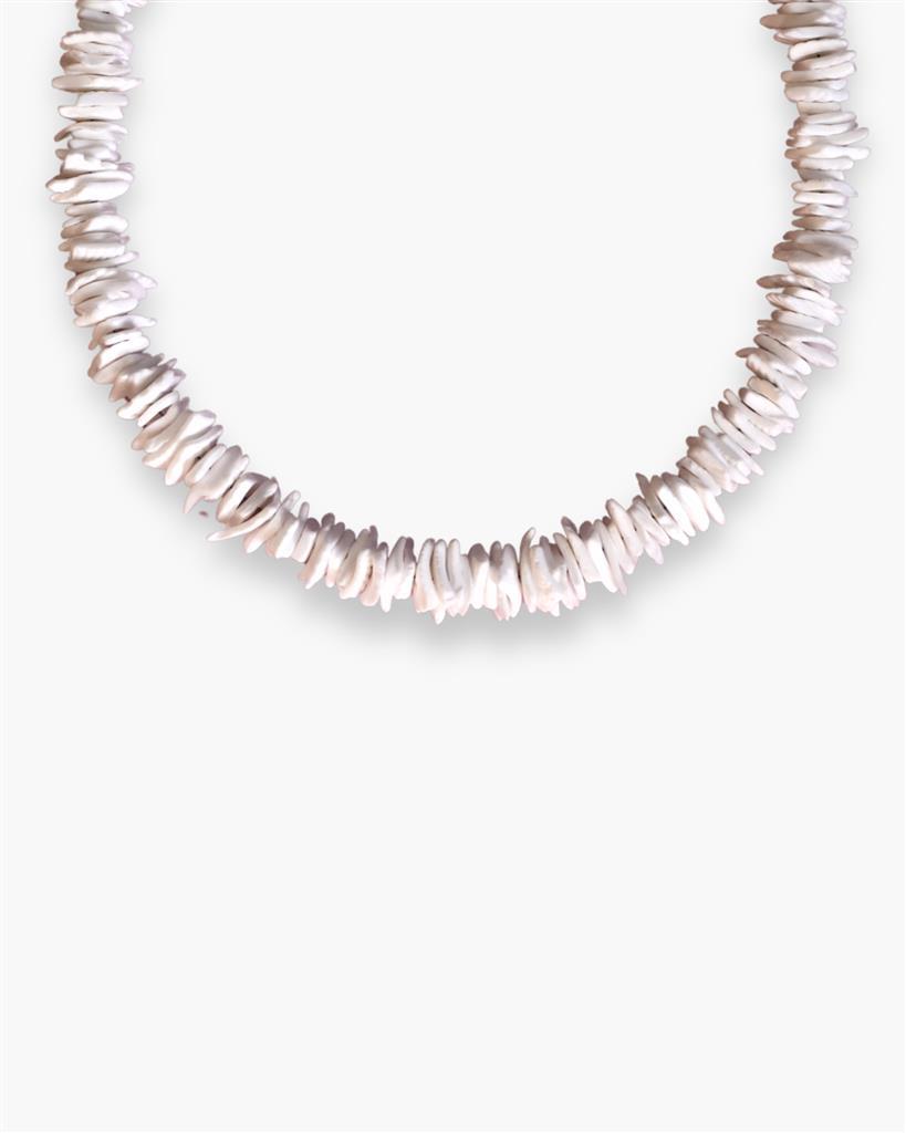 Ocean Brittle Necklace Silver