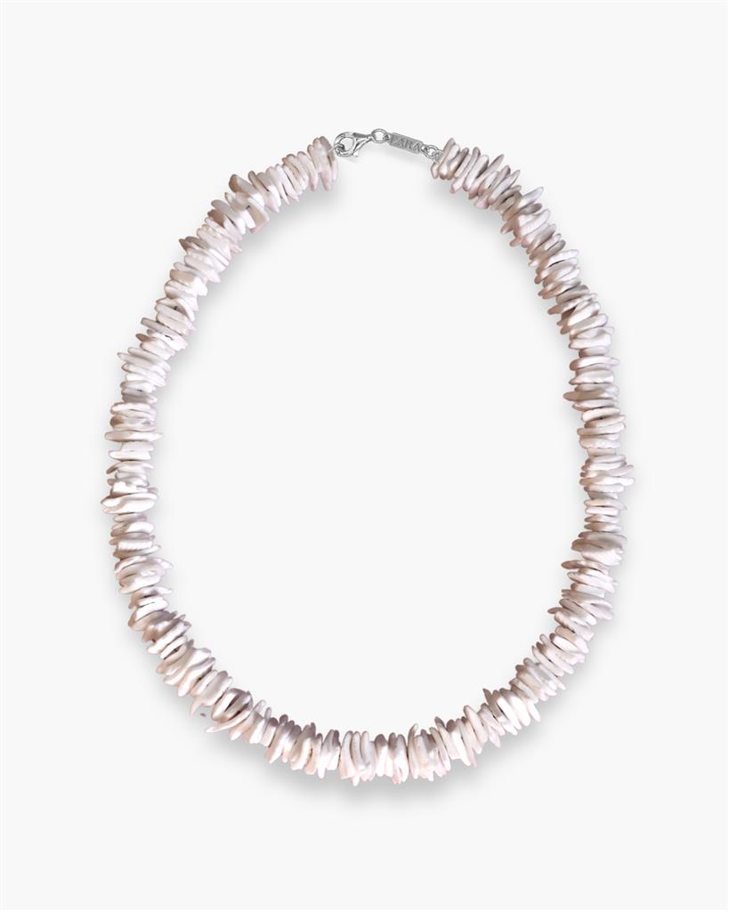 Ocean Brittle Necklace Silver