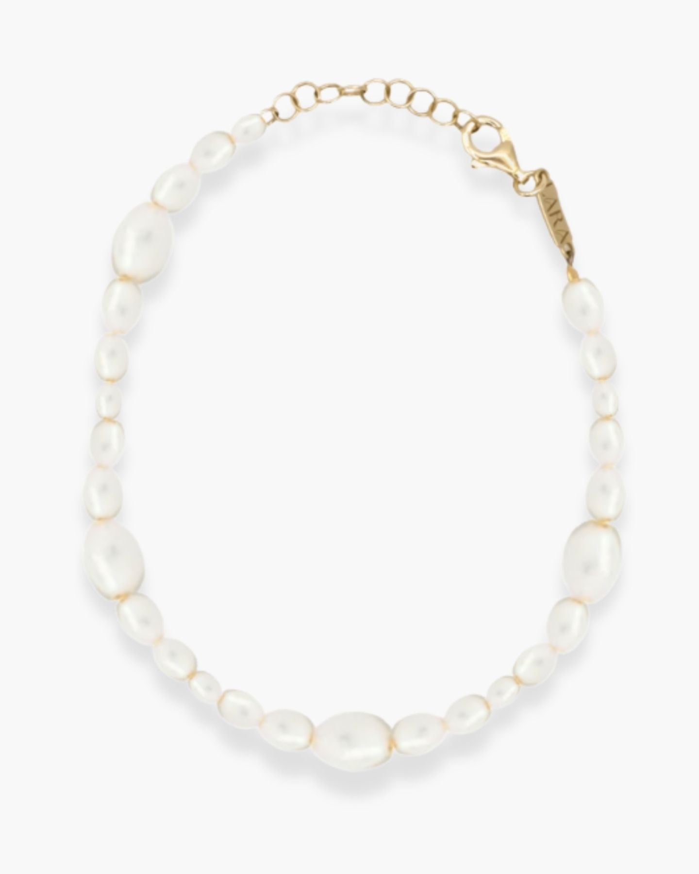 Thru Thick'n'Thin Pearl Bracelet Gold