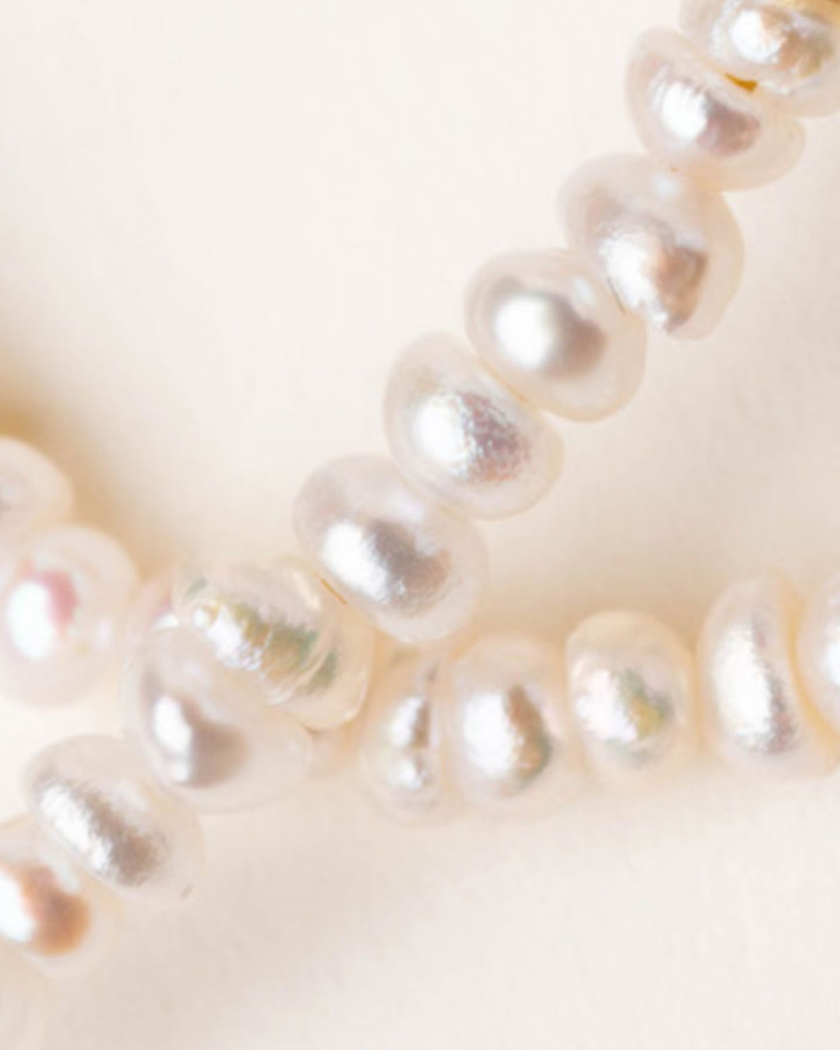 Tiny FreshwaterPearl Necklace Silver