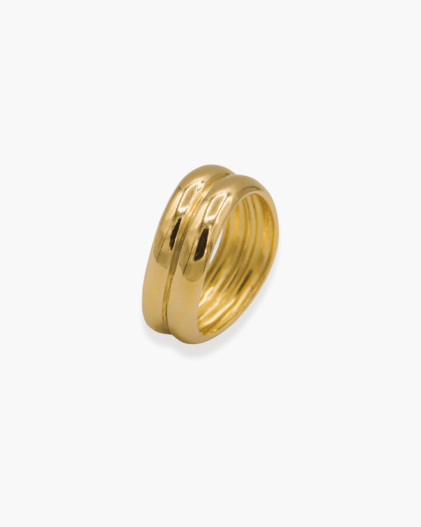 It Comes In Waves Ring Gold