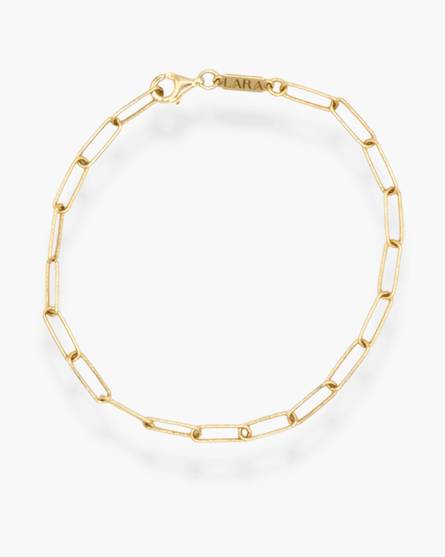 Long Link Bracelet Gold
