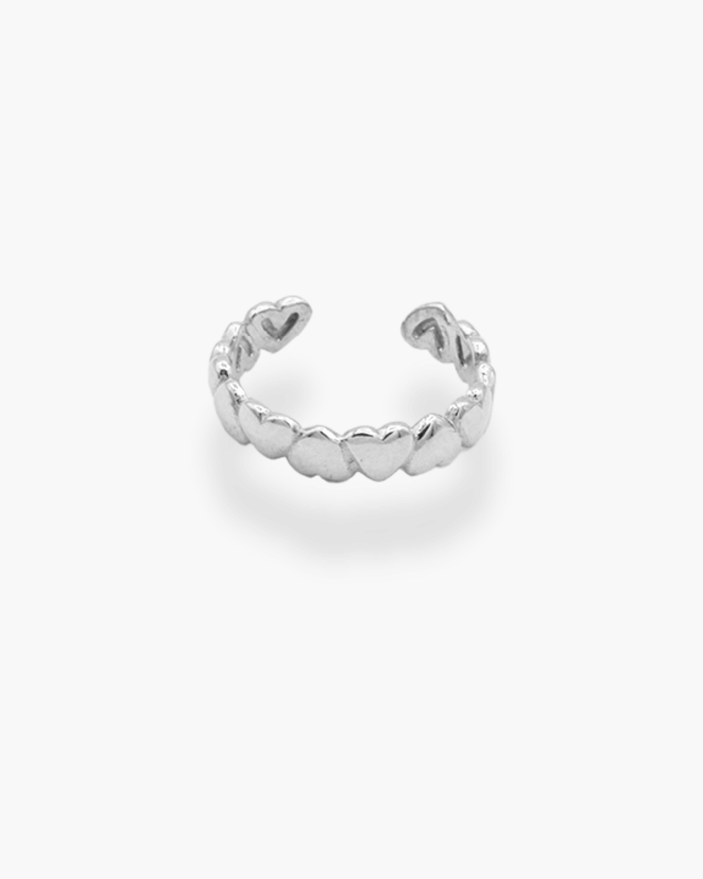 Love is Love Ear Cuff Silver