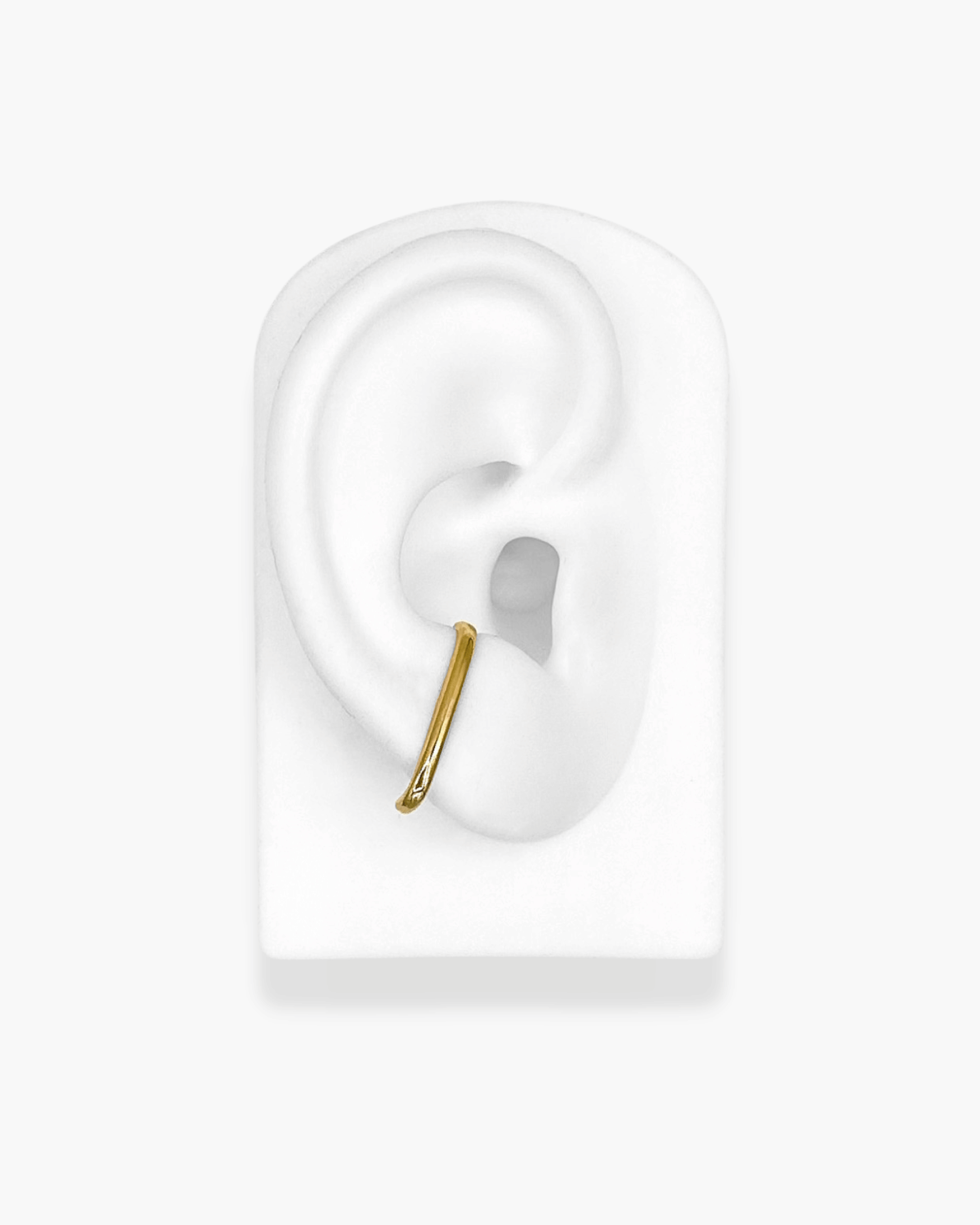 Single Hug Me Stud Earrings Gold