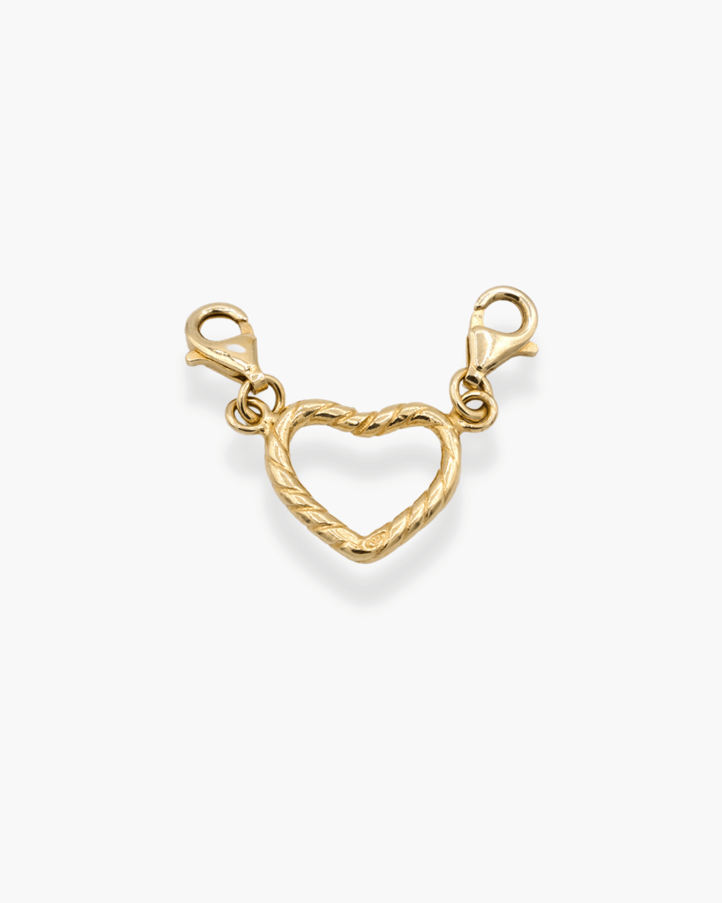Twistin'n'Turnin' Heart Necklace Gold