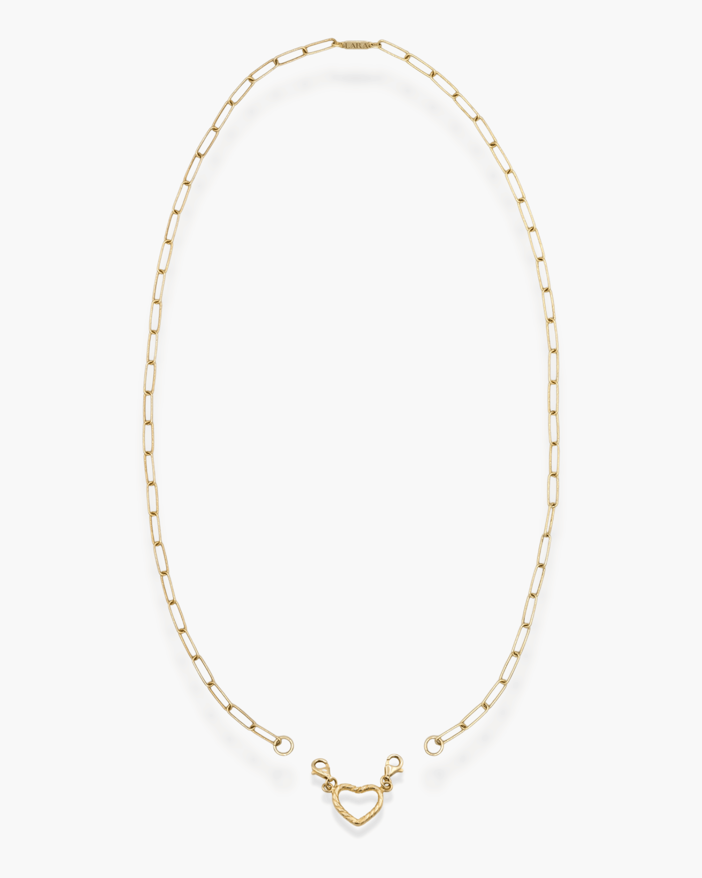 Twistin'n'Turnin' Heart Necklace Gold
