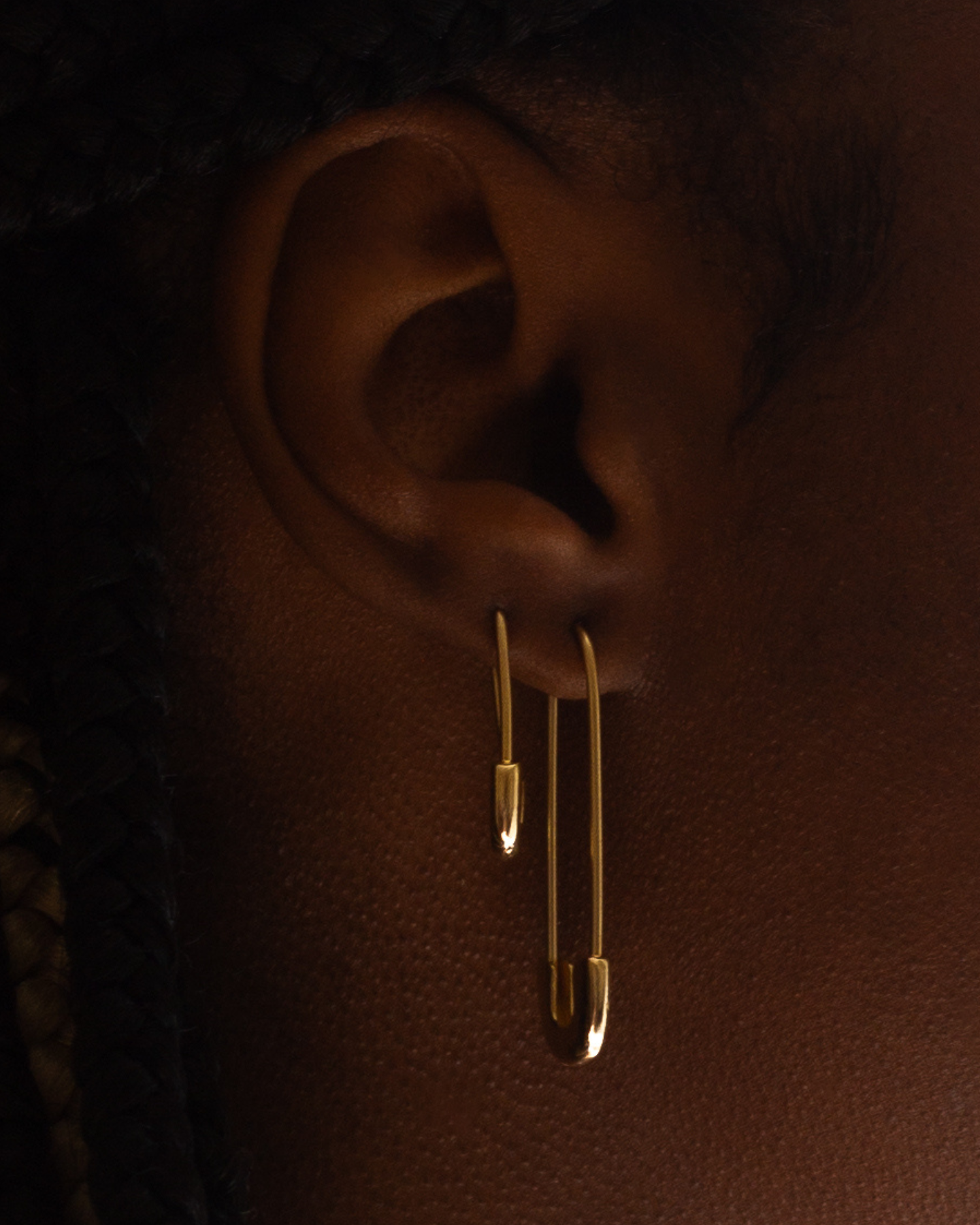 Single Mini Fix Me Earring Gold