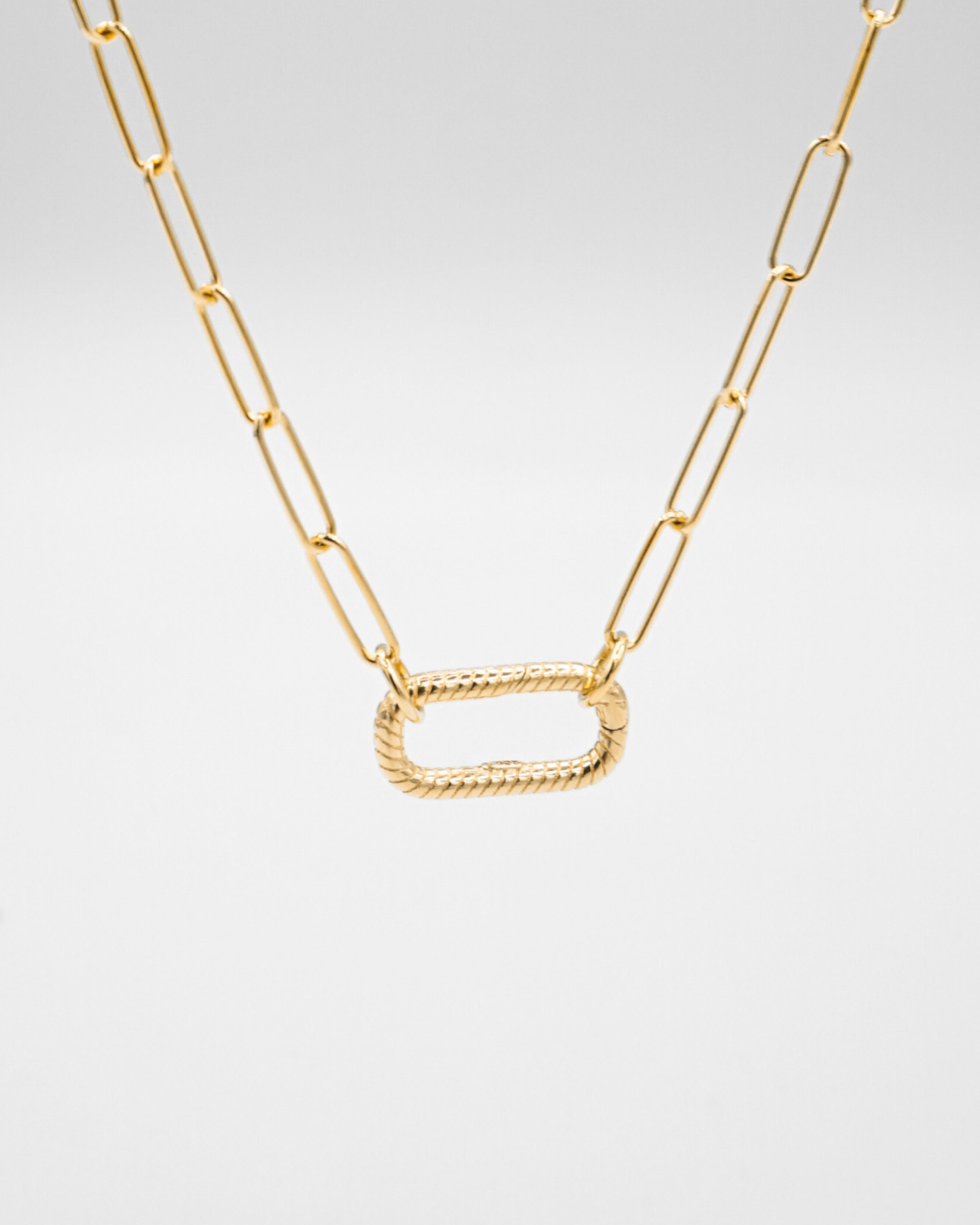 Endless Twsty Gate Necklace Gold