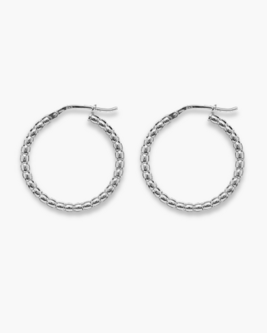Blubber Hoops M Silver