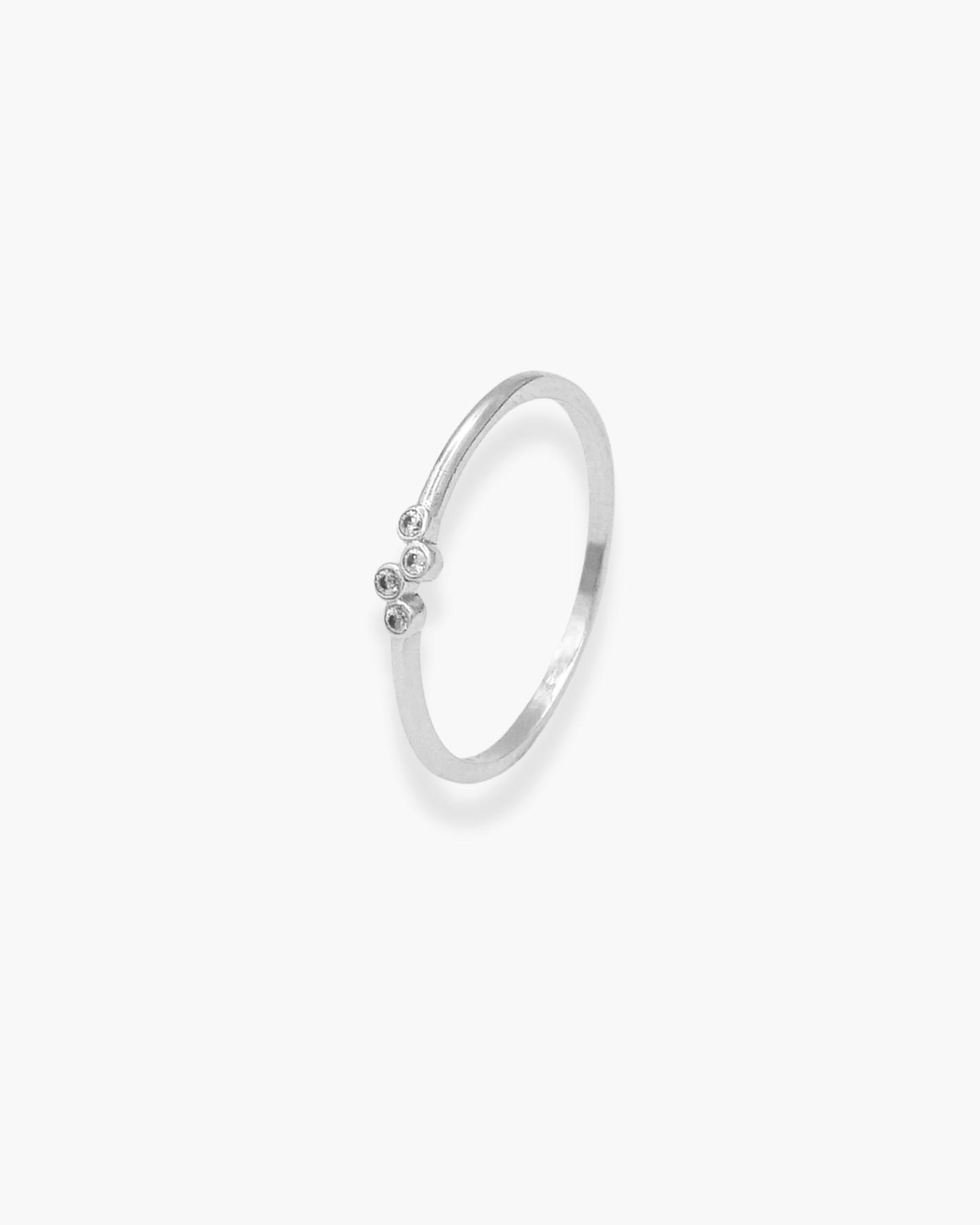Mini Bling Ring Silver