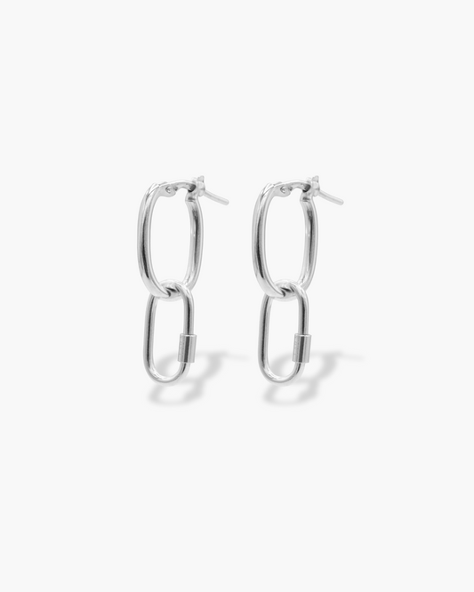 Quicknector Earrings Silver