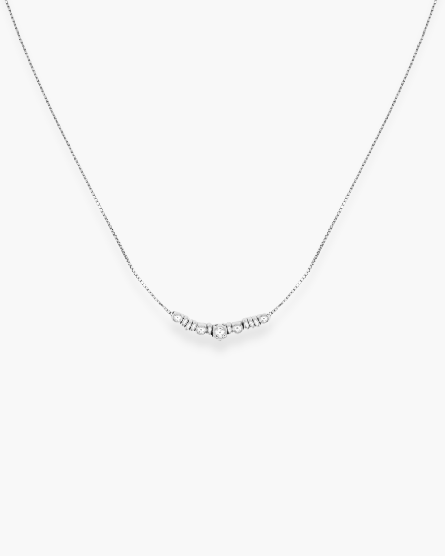 Delicate Rhapsodic Necklace Silver