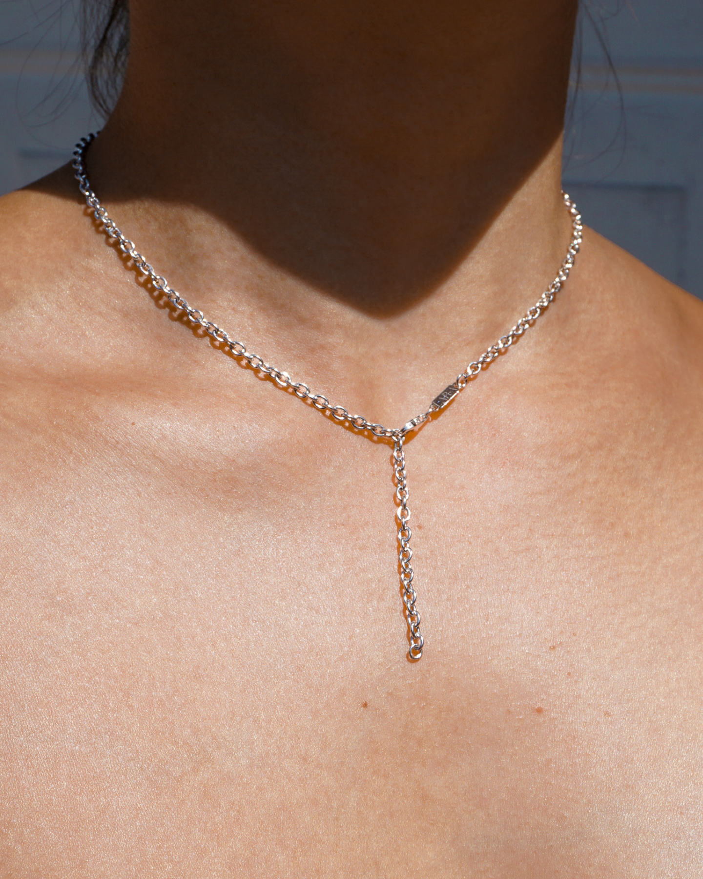 Slim Rope Chain Silver