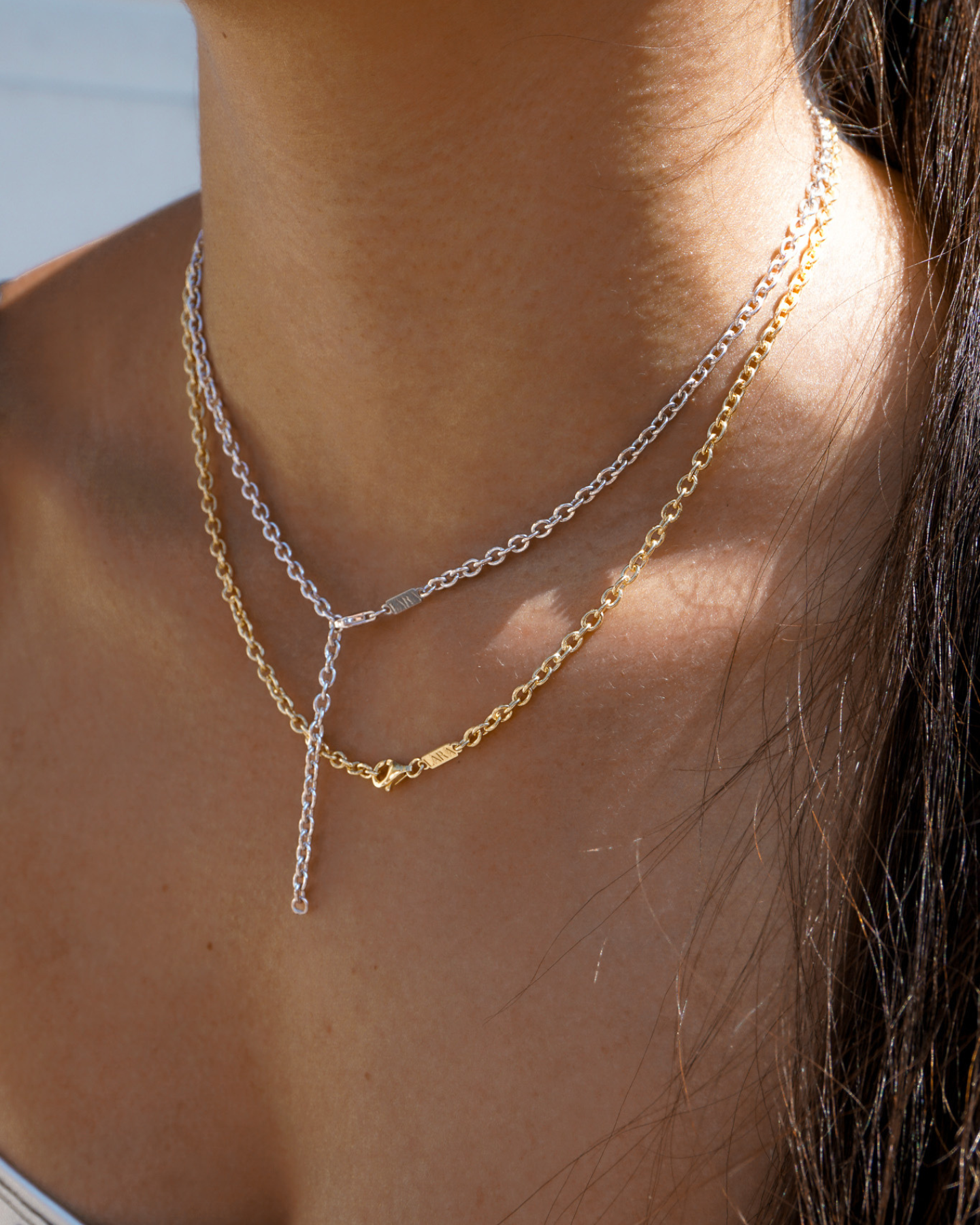 Slim Rope Chain Silver